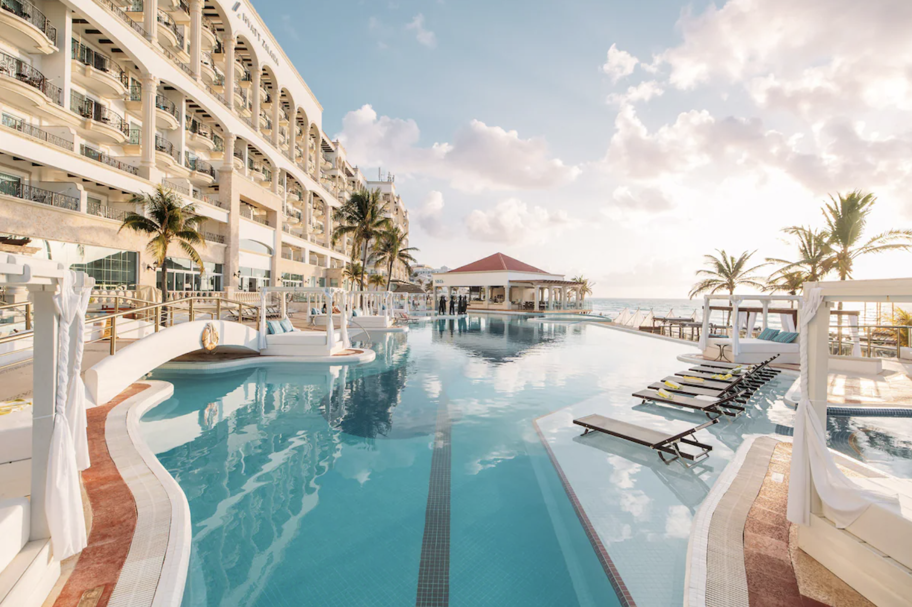 Hyatt Zilara Cancun adults-only all-inclusive resort in Cancun’s Hotel Zone with beachfront pools and Caribbean Sea views.